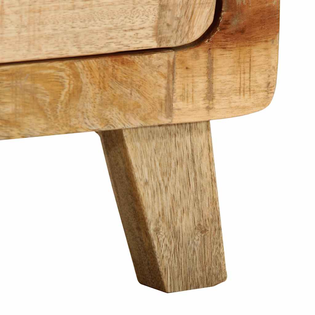 Mesas de cabeceira 2 pcs 40x32x46 cm mangueira áspera maciça