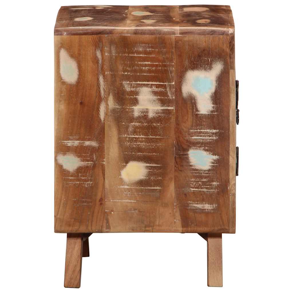 Bedside tables 2 pcs 40x32x46 cm solid reclaimed wood
