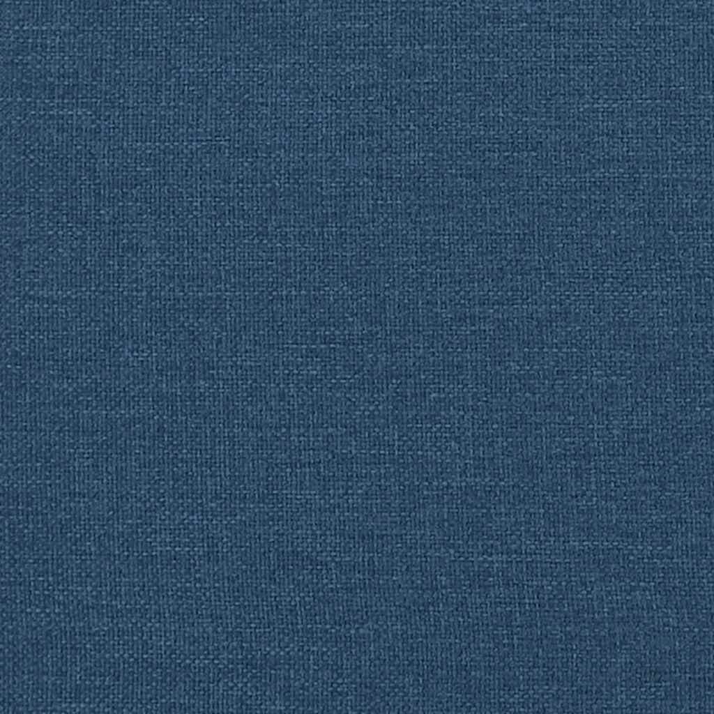 Sofá modular com almofadas tecido azul