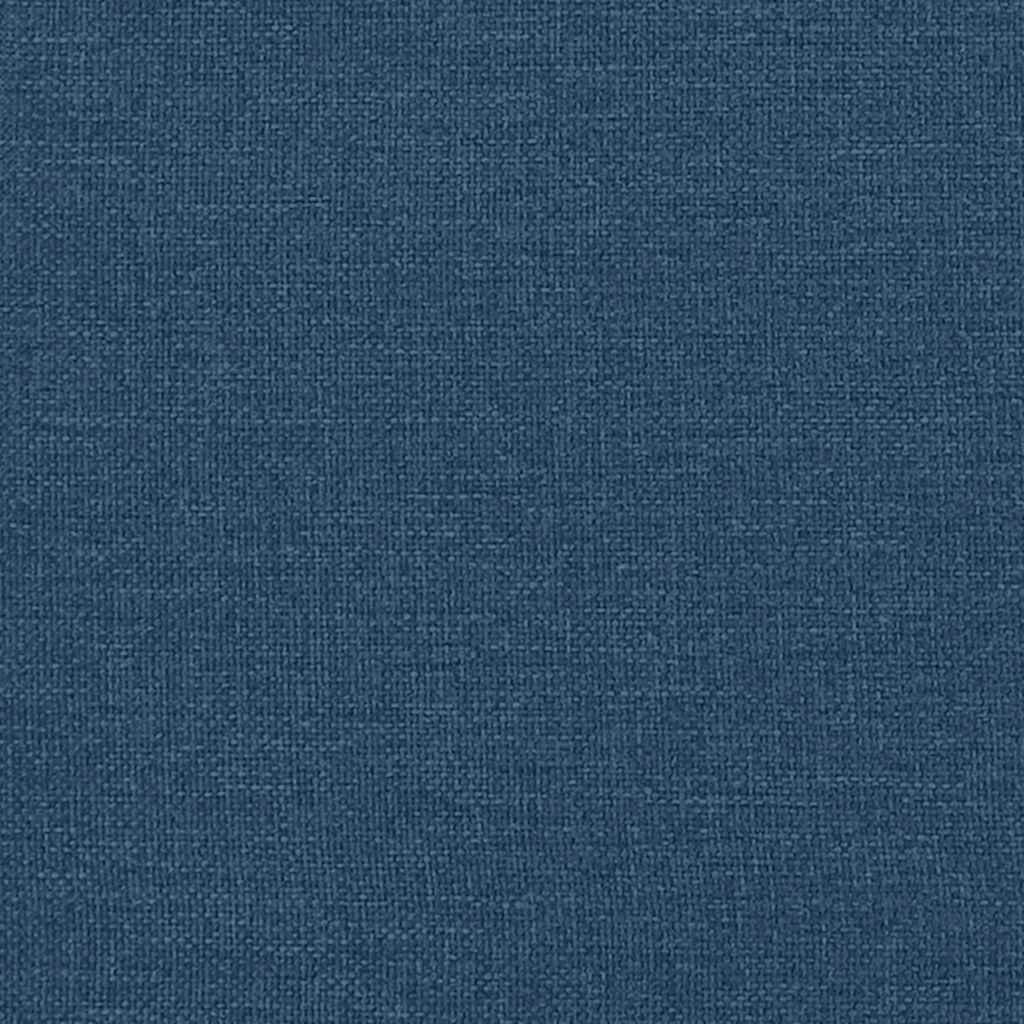Sofá modular com almofadas tecido azul