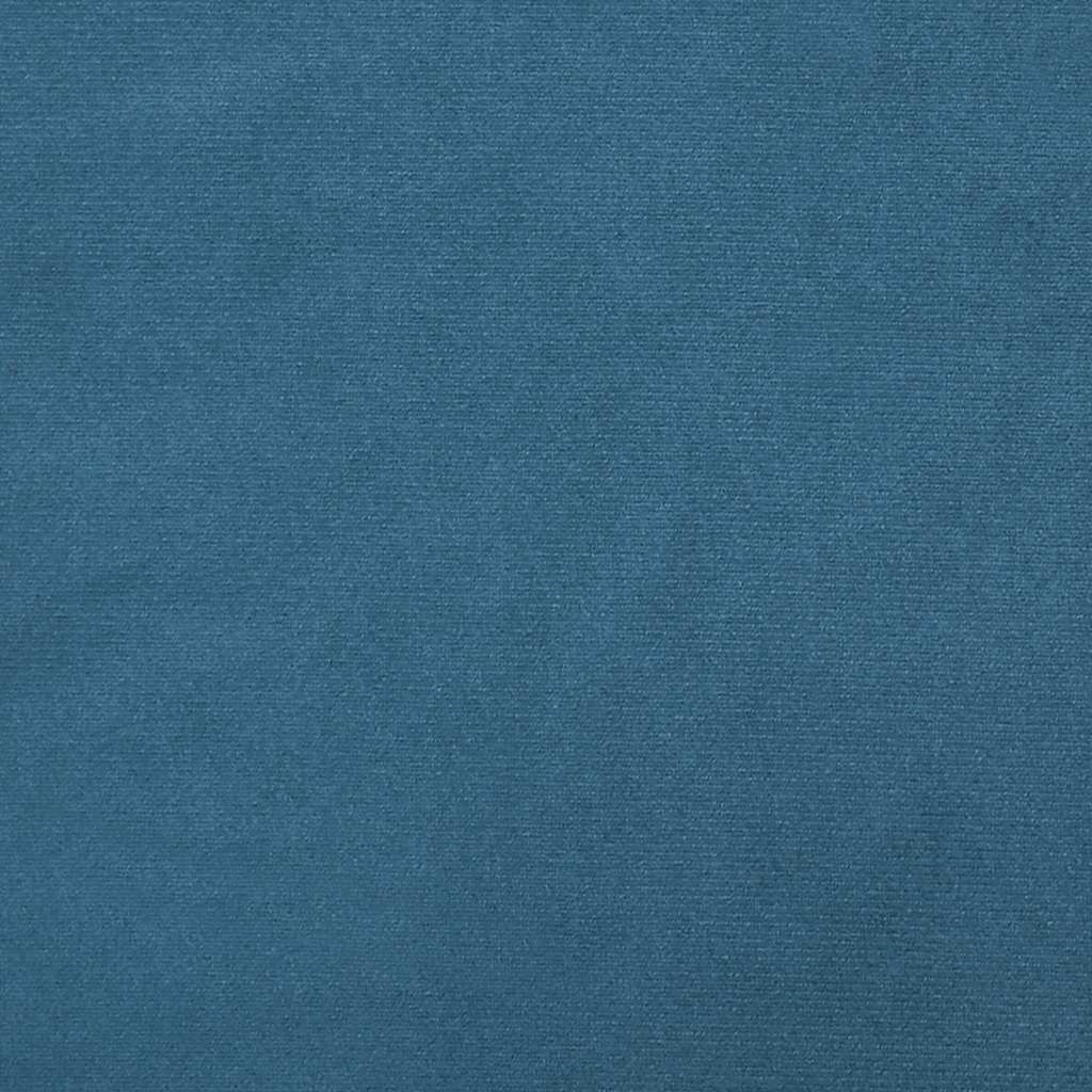 Sofá modular com almofadas veludo azul