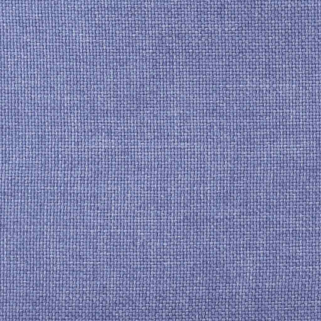 Sofá modular com pufes e almofadas tecido azul ganga