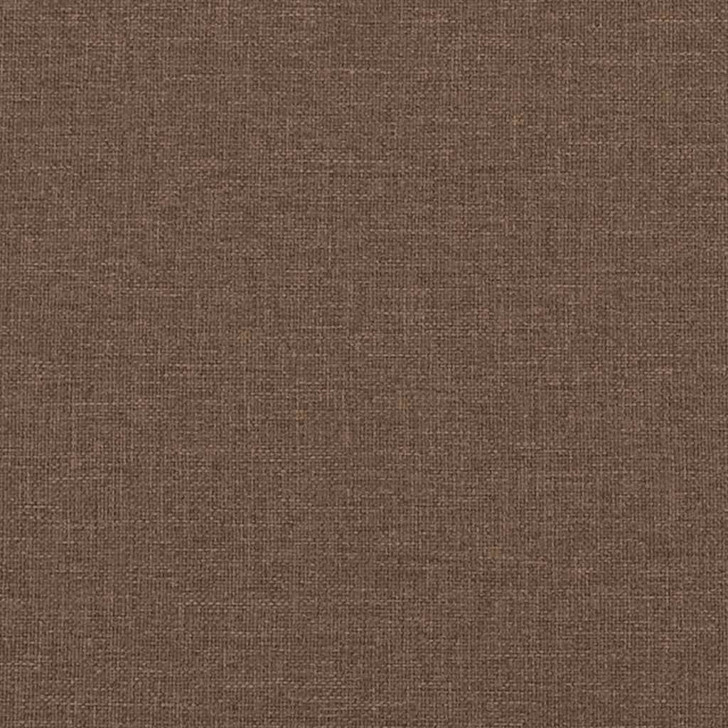 Sofá de 2 lugares marrom 140 cm tecido