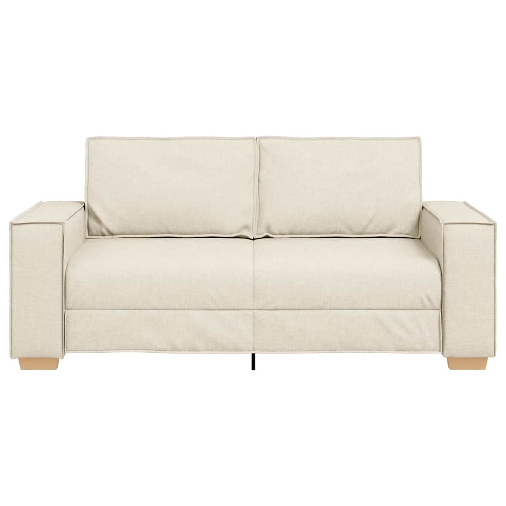 Sofá de 2 lugares em linho 140 cm