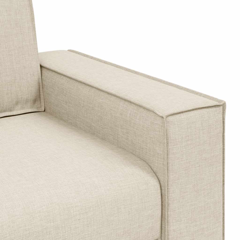 Sofá de 2 lugares em linho 140 cm