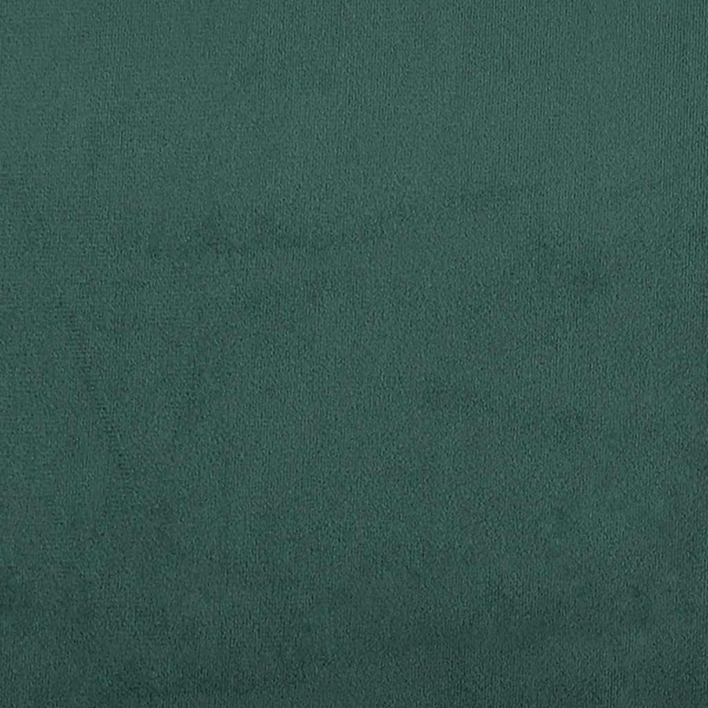 2-seater sofa 120 cm dark green velvet