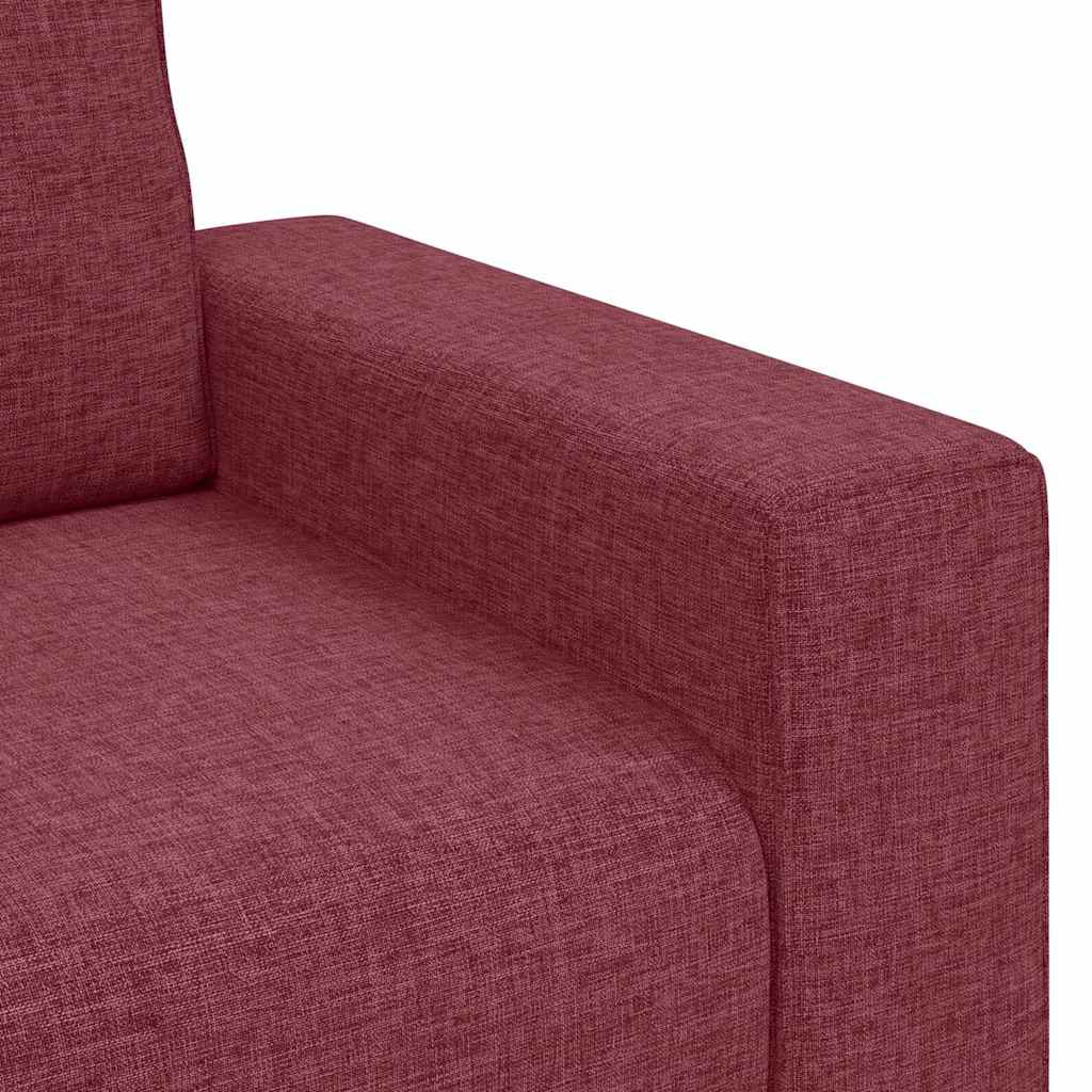 Poltrona 60 cm tecido vermelho tinto