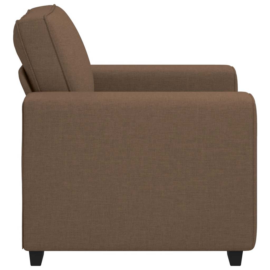 Poltrona 60 cm tecido castanho