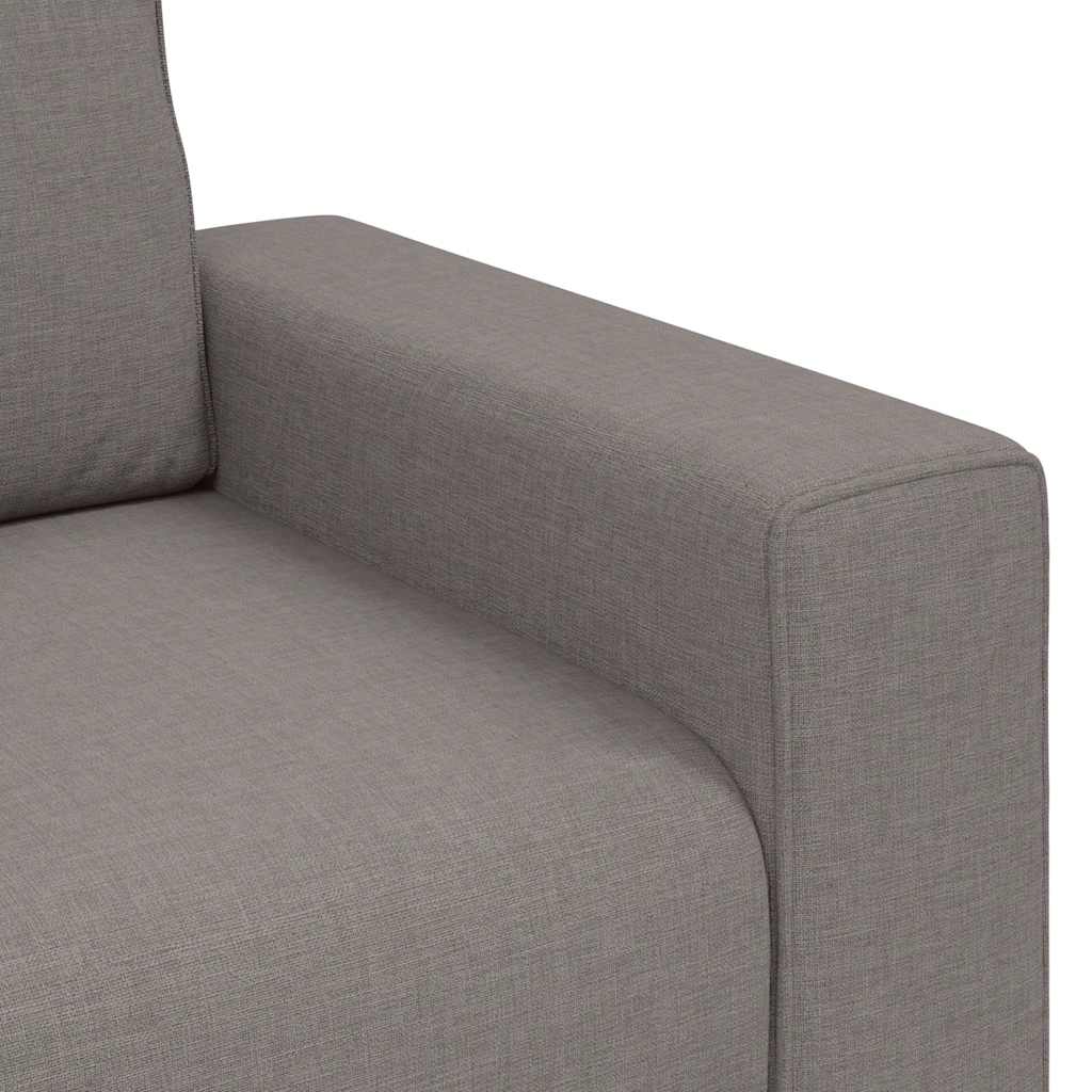 Poltrona tecido 60 cm cinzento-acastanhado