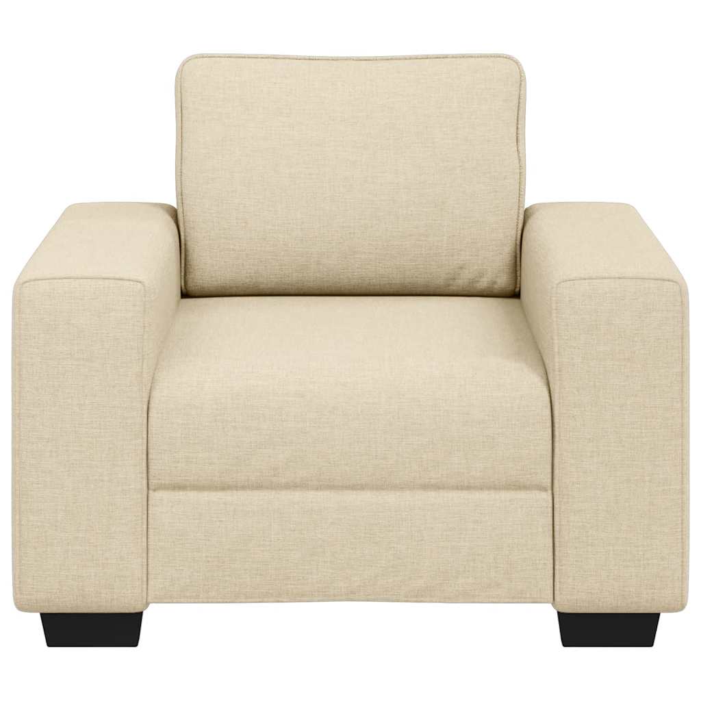 Poltrona 60 cm tecido cor creme