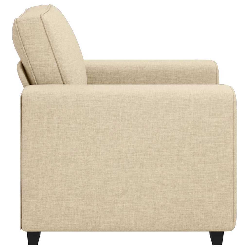 Poltrona 60 cm tecido cor creme