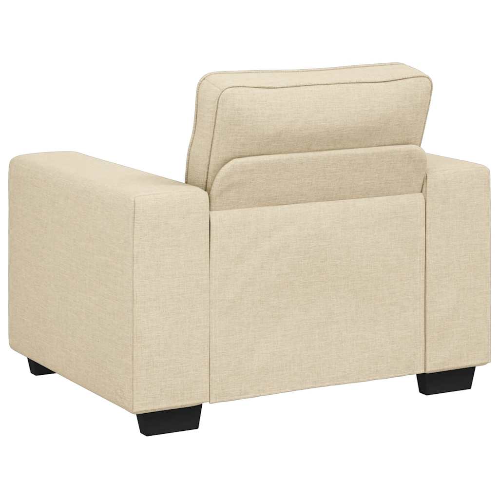 Poltrona 60 cm tecido cor creme