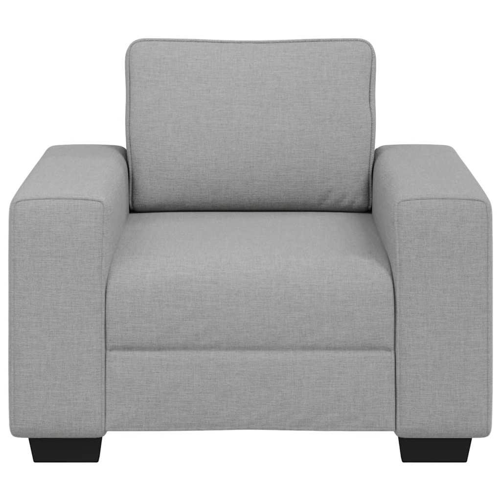 Poltrona 60 cm tecido cinzento nuvem