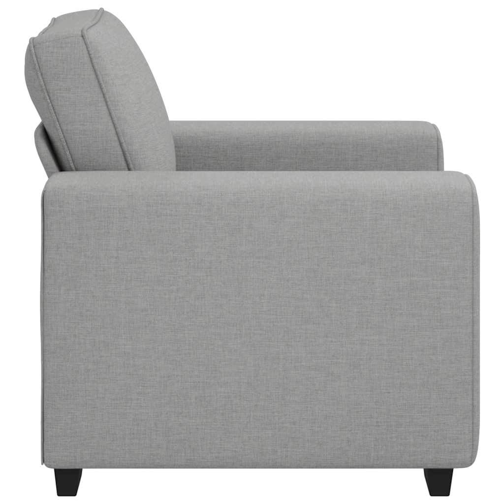 Poltrona 60 cm tecido cinzento nuvem