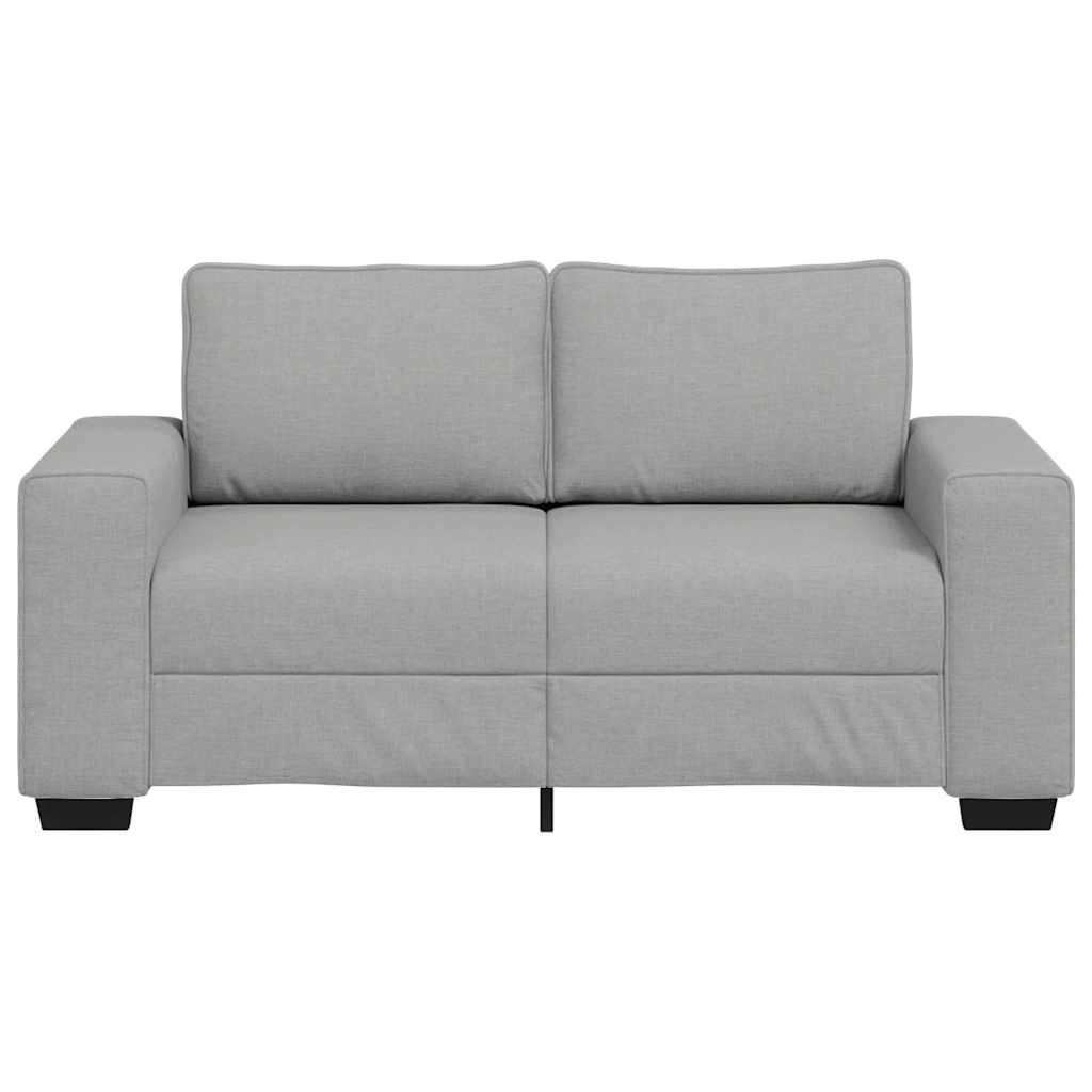 Sofá de 2 lugares 120 cm tecido cinzento nublado