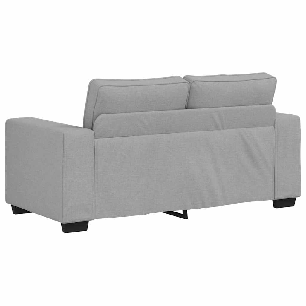 Sofá de 2 lugares 120 cm tecido cinzento nublado