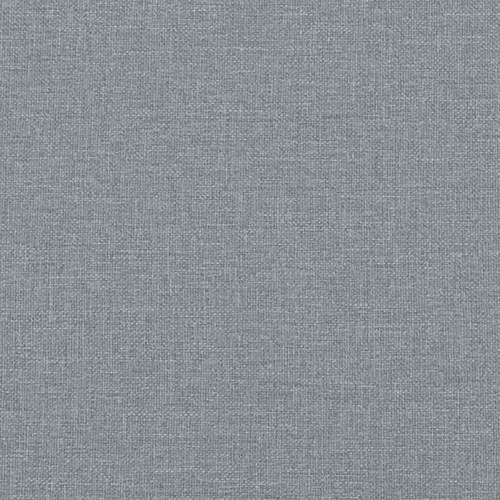 3-seater sofa 180 cm light grey fabric