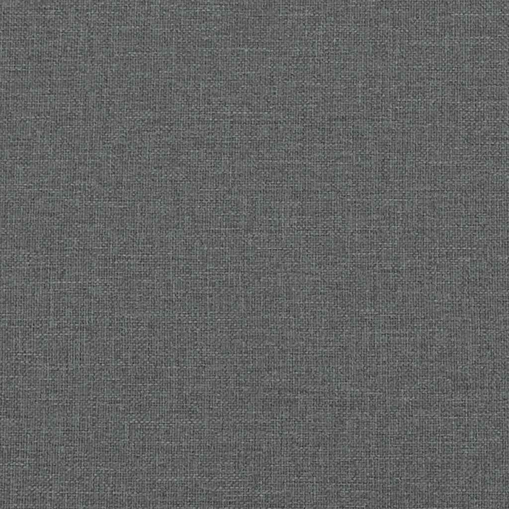 3-seater sofa 180 cm dark grey fabric