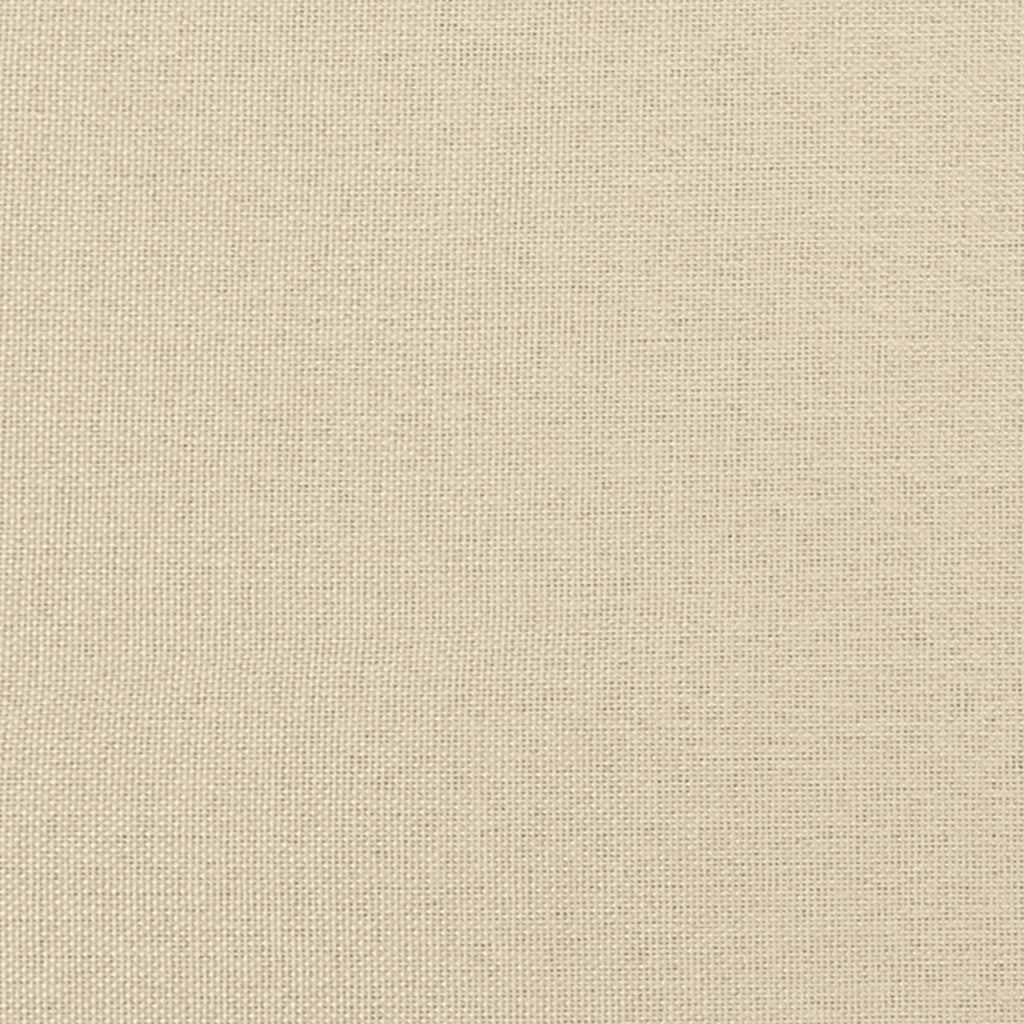 3-seater sofa in cream-colored fabric, 180 cm