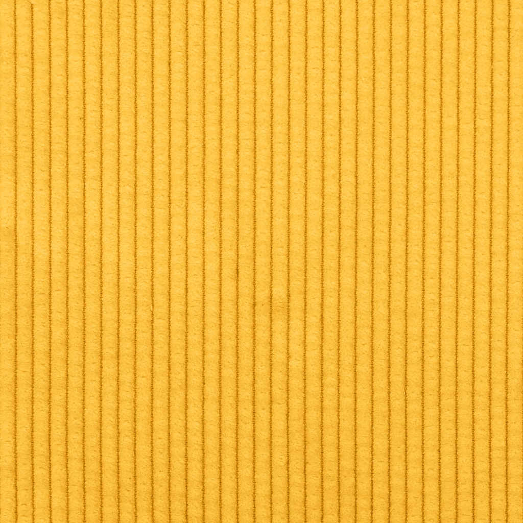 Poltrona 60 cm tecido corduroy amarelo-claro
