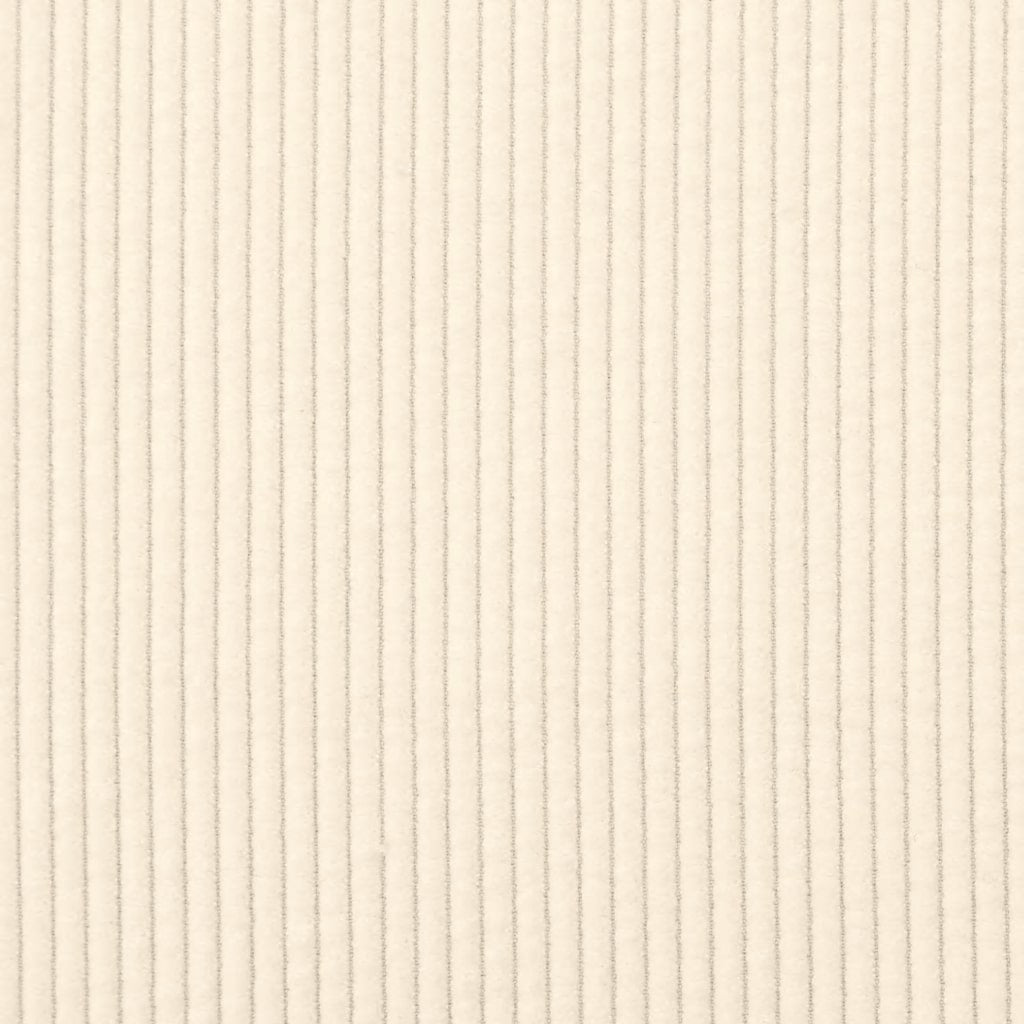 Sofá-luvas 140 cm tecido corduroy creme