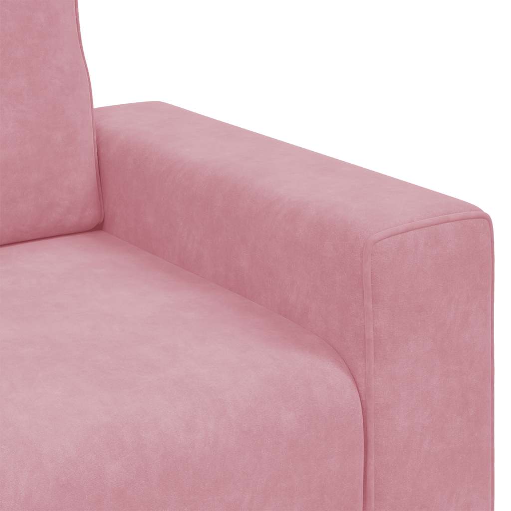 Poltrona 60 cm veludo rosa