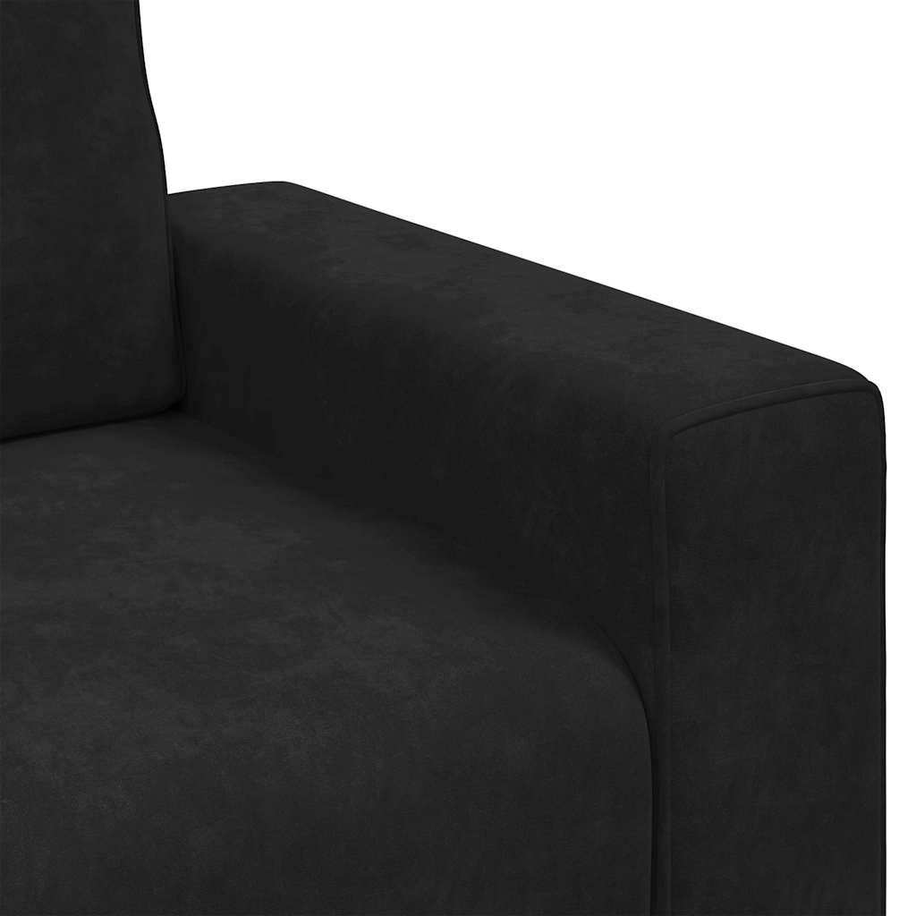 Poltrona 60 cm veludo preto