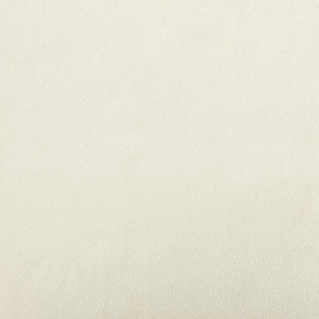 Poltrona 60 cm veludo creme