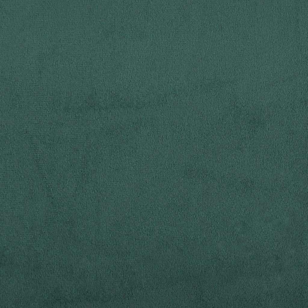 Sofá-luvas 120 cm veludo verde-escuro