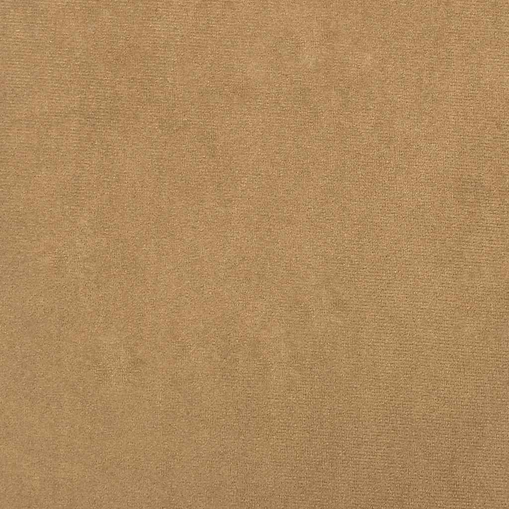 Sofá-luvas 120 cm veludo castanho
