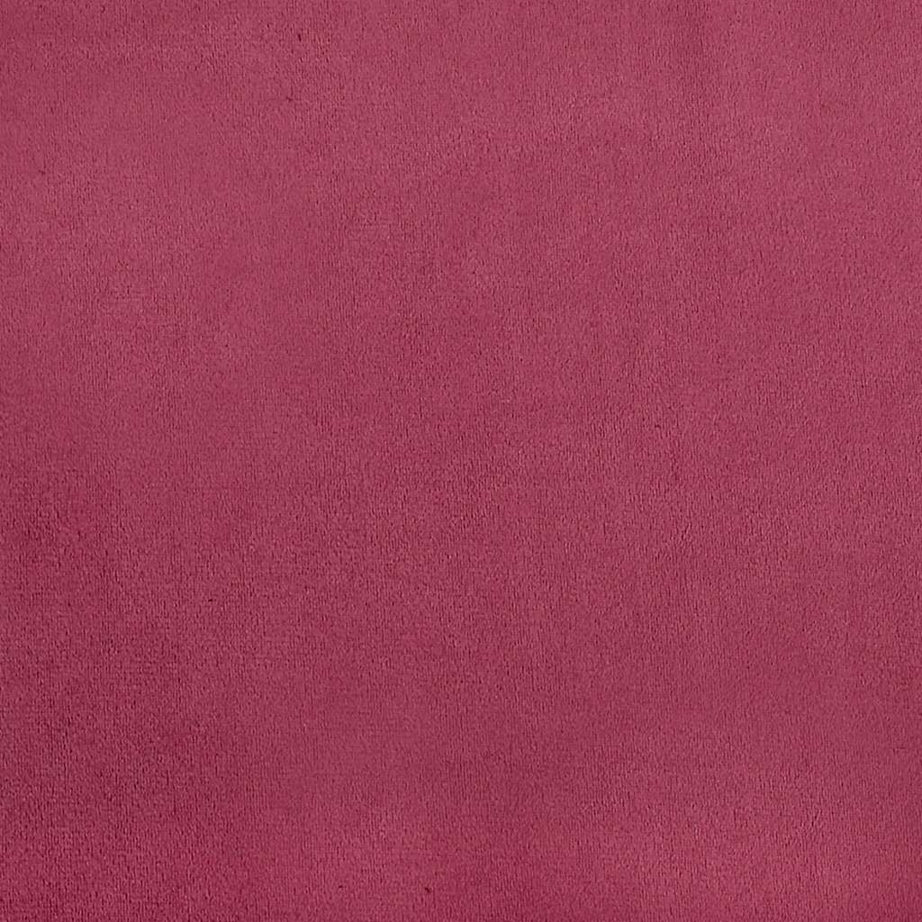 Sofá-luvas 140 cm veludo vermelho tinto