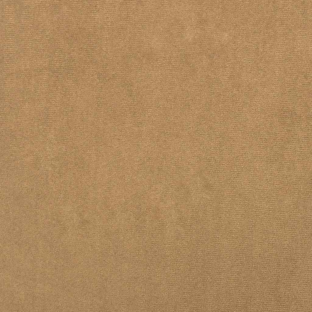 Sofá-luvas 140 cm veludo castanho