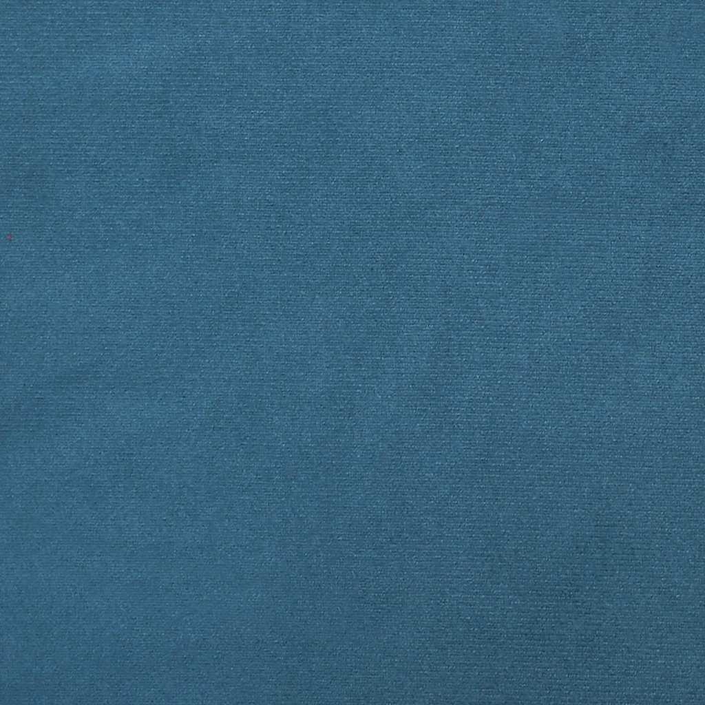 Sofá de 3 lugares 178 cm veludo azul
