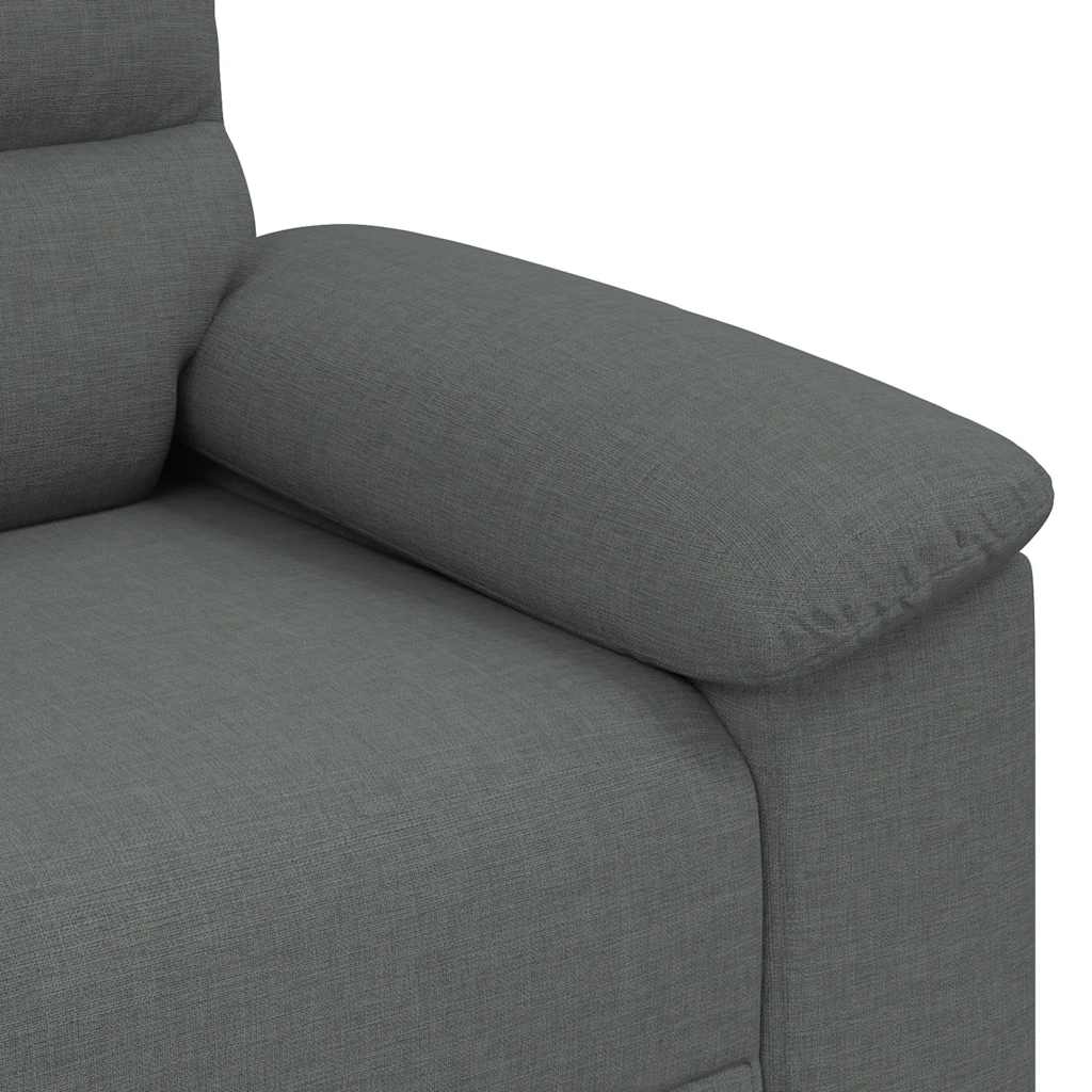 Poltrona 60 cm tecido cinzento-escuro