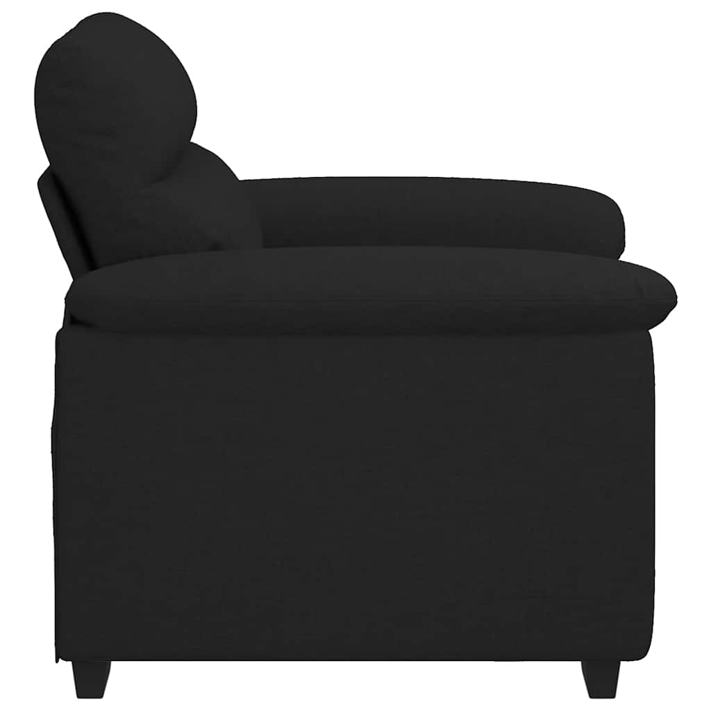 Poltrona 60 cm tecido preto