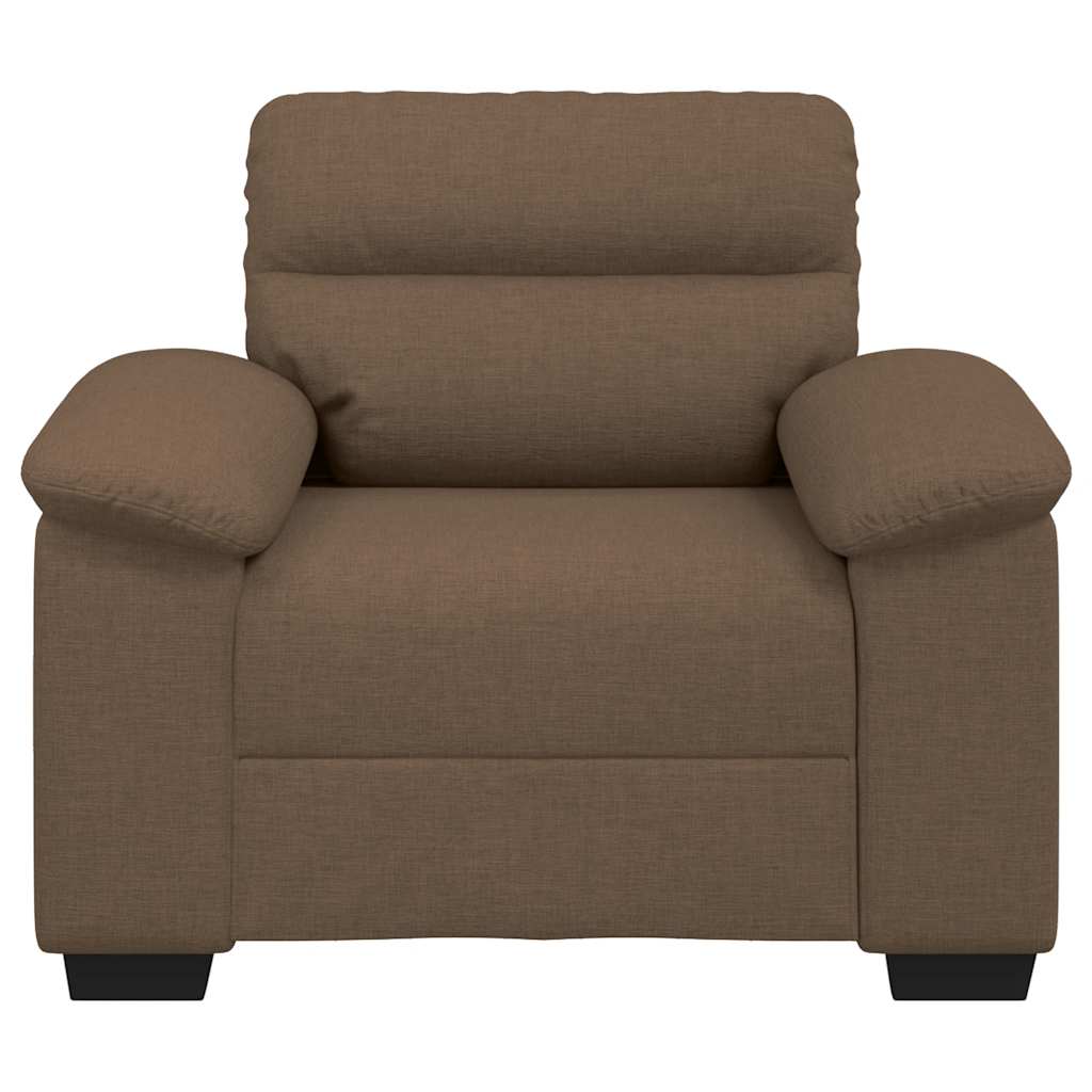Poltrona 60 cm tecido castanho
