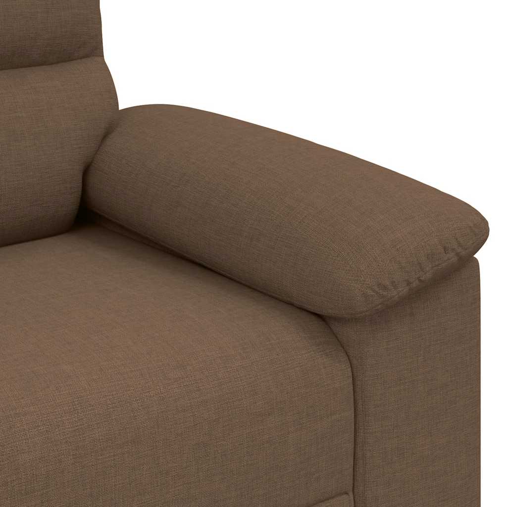 Poltrona 60 cm tecido castanho