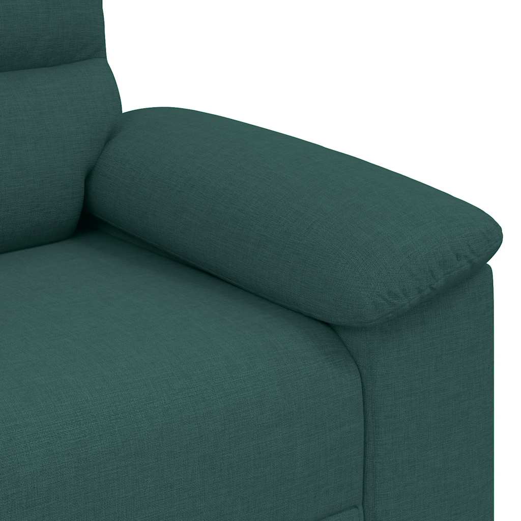 Poltrona 60 cm tecido verde-escuro