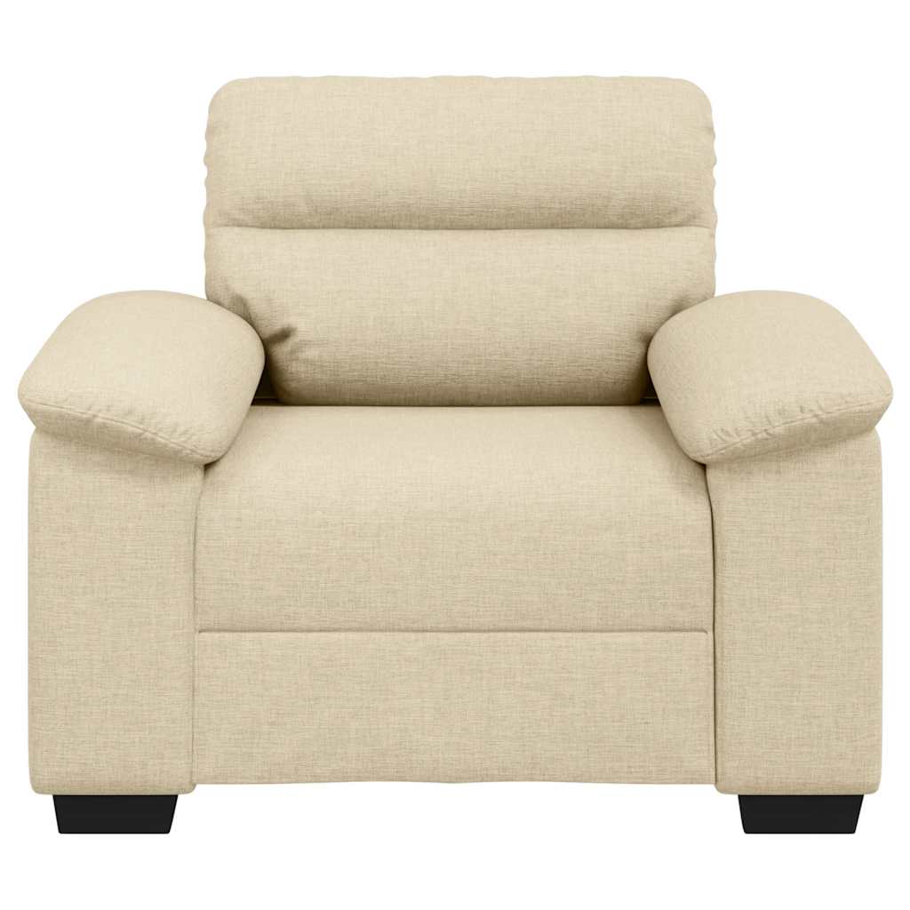 Poltrona 60 cm tecido cor creme