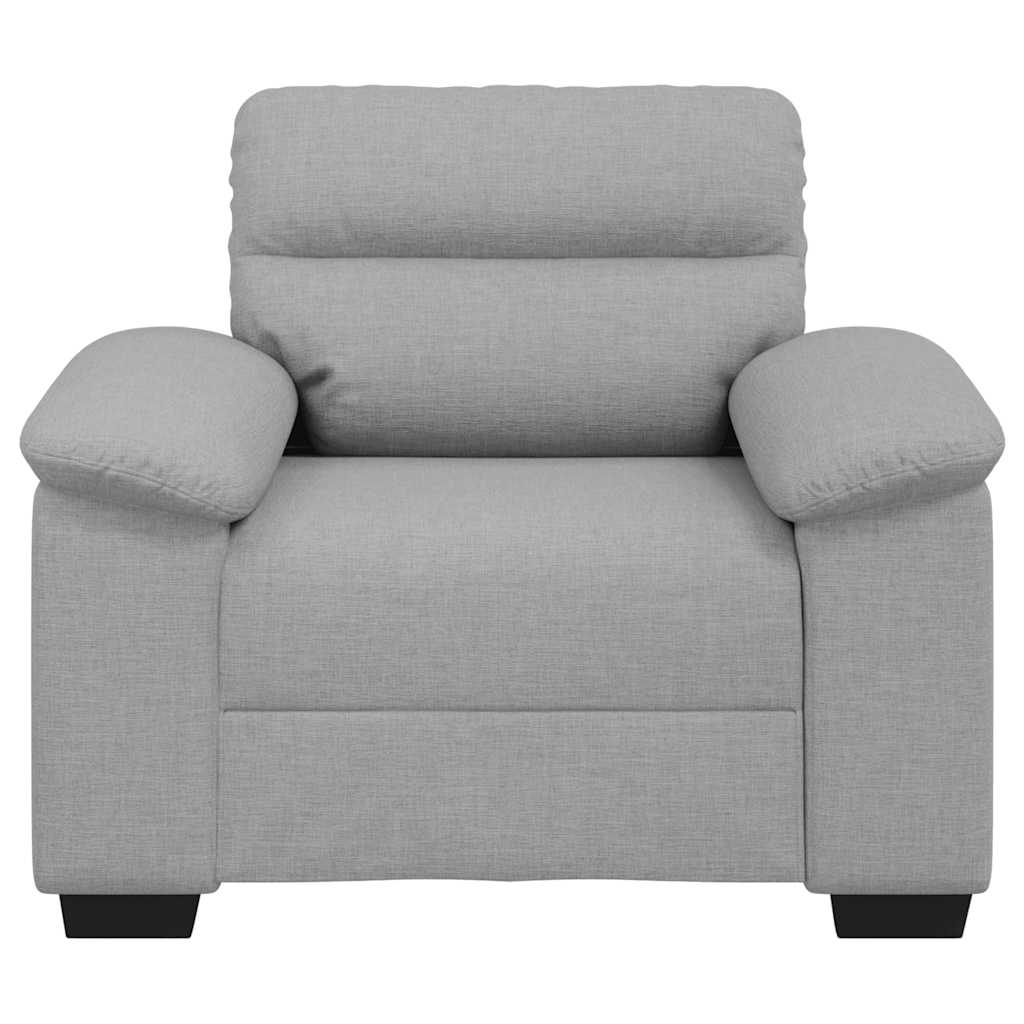 Poltrona 60 cm tecido cinzento nuvem