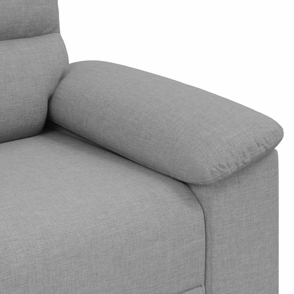 Poltrona 60 cm tecido cinzento nuvem