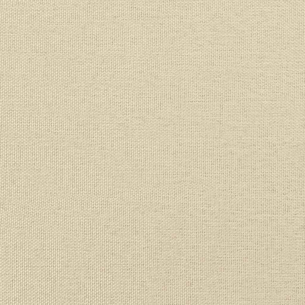 Sofá de 2 lugares tecido 120 cm cor creme
