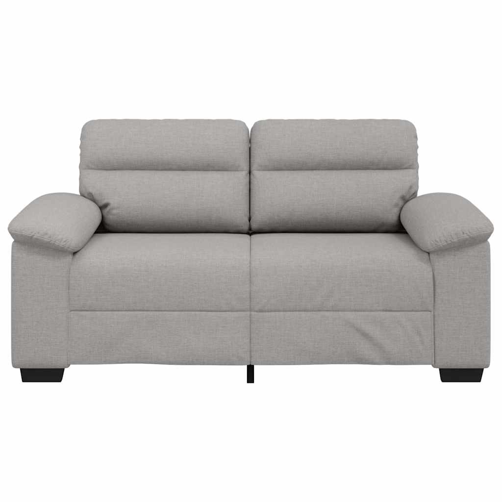 Sofá de 2 lugares 120 cm tecido cinzento nublado