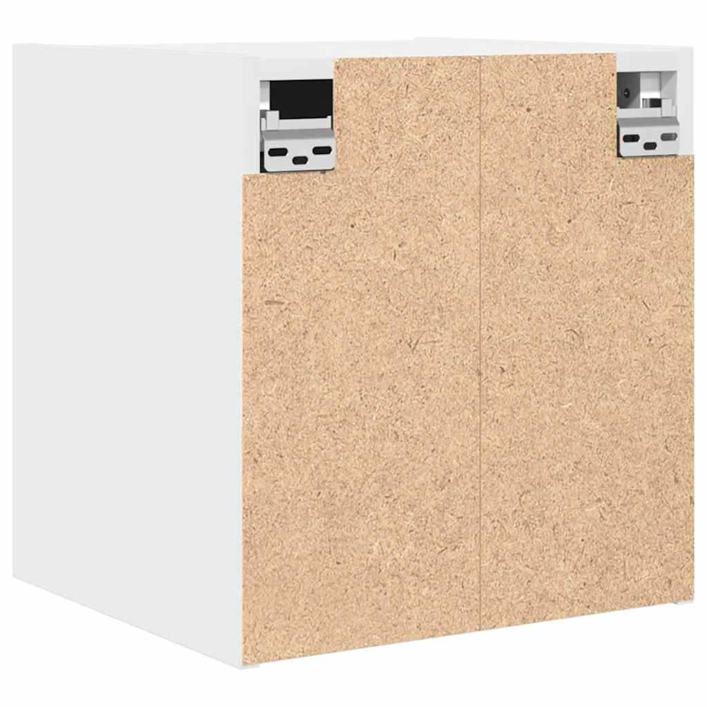 Mesa de cabeceira de parede 38x34x40 cm branco