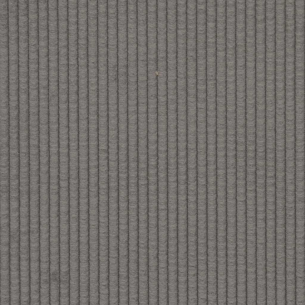 2-seater sofa with L-shaped chaise 125 cm light grey linen
