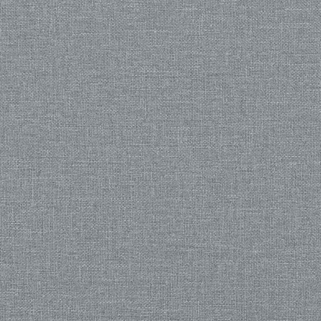 Light grey fabric armchair 55 cm