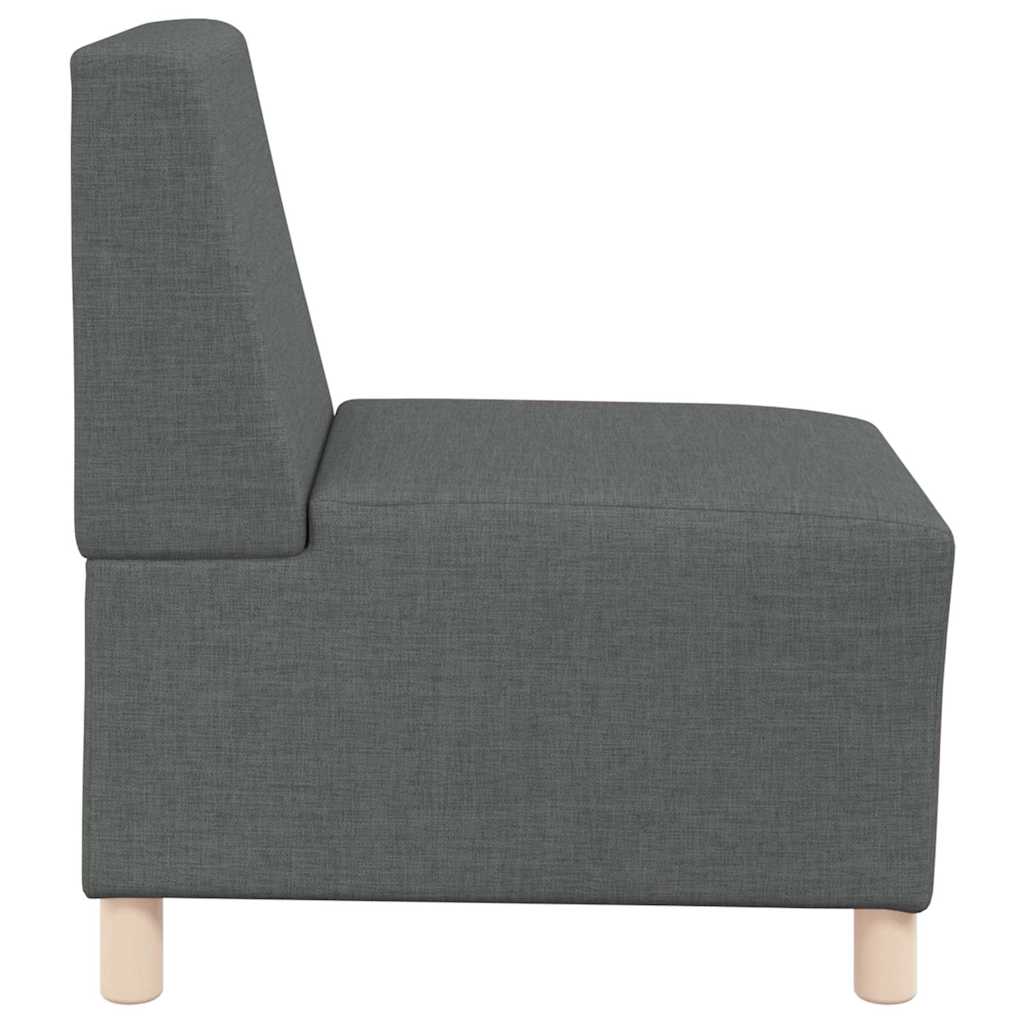 55 cm armchair in dark grey fabric