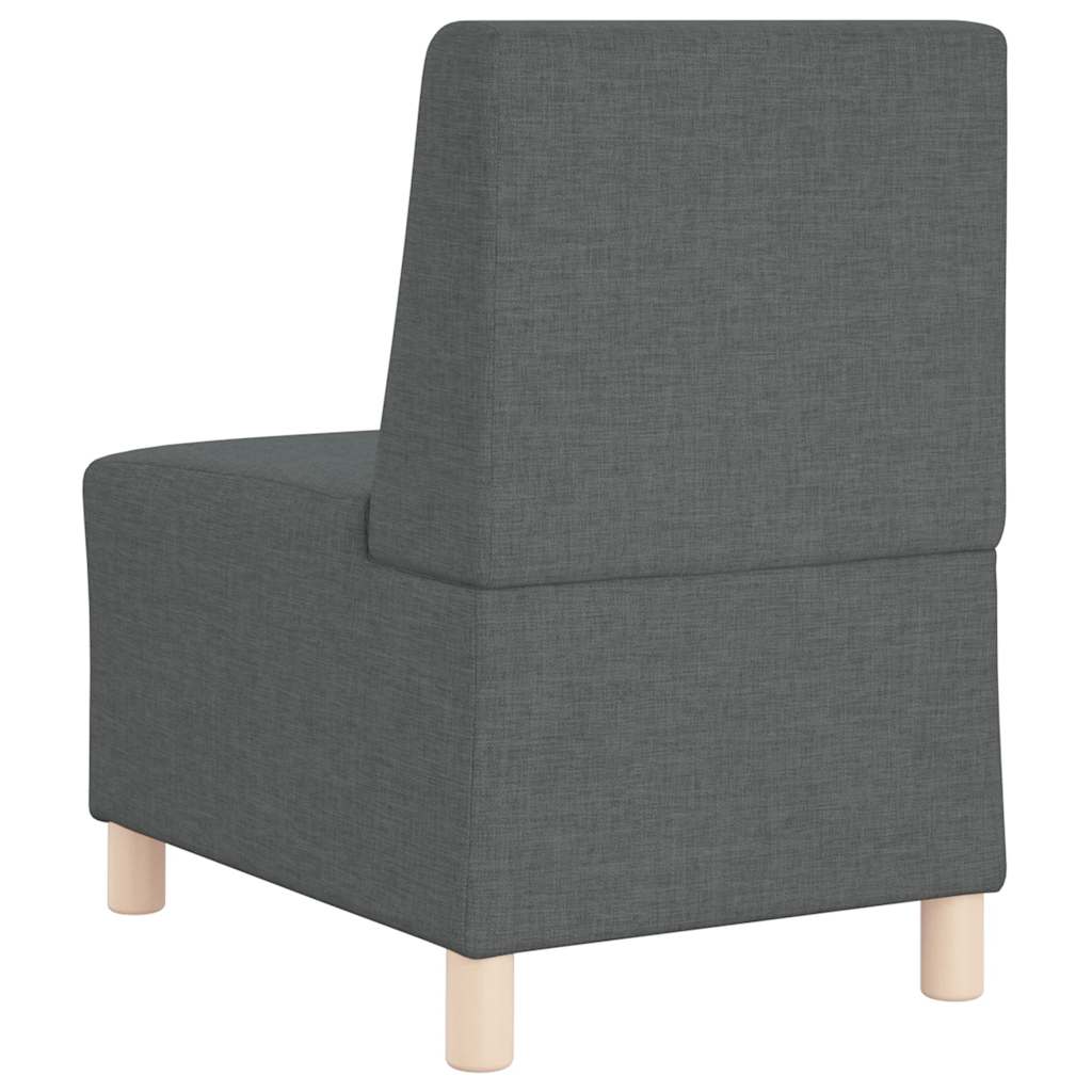 55 cm armchair in dark grey fabric