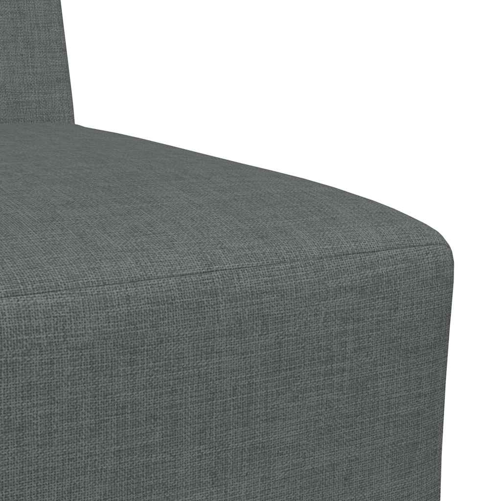 55 cm armchair in dark grey fabric