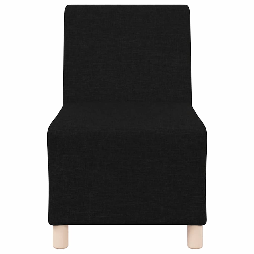 55 cm black fabric armchair